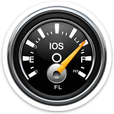 Full fuel Guage sticker