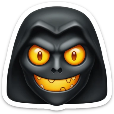 Create an emoji of doom with the sigma cool look sticker