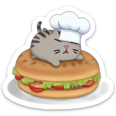 pusheen chef's kiss sticker