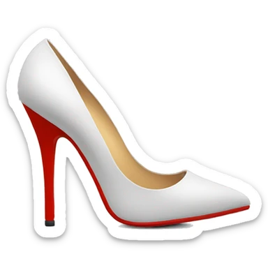 6 inch red bottom pumps sticker