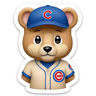 Chicago Cubs Clark the Cub sticker