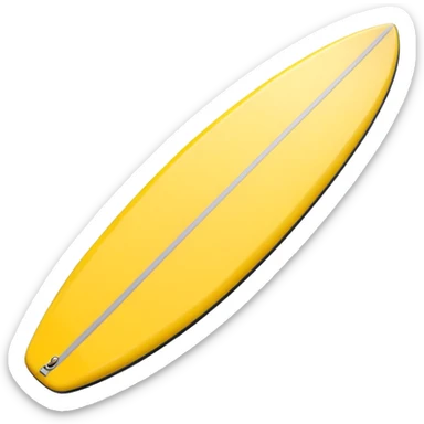 Surfboard no background sticker