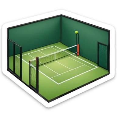 Padel court indoor  sticker