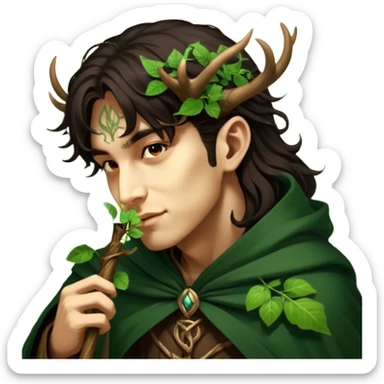Forest Wizard sticker