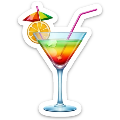 Cocktail sticker