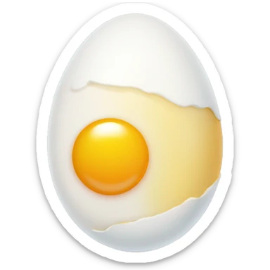 Sunny side up egg  sticker