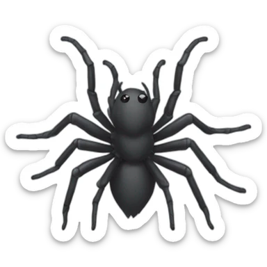 Un chauve sur une araignée  sticker