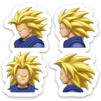 Super Saiyan 3 sticker