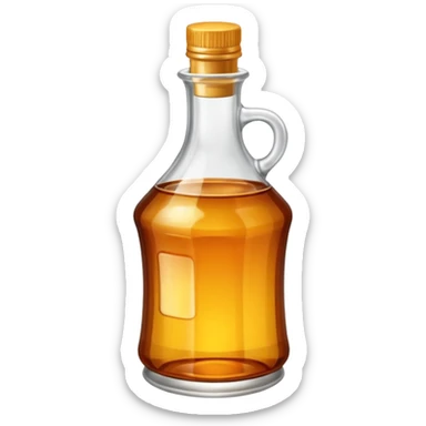 en botella y debe decir syrup simple sticker