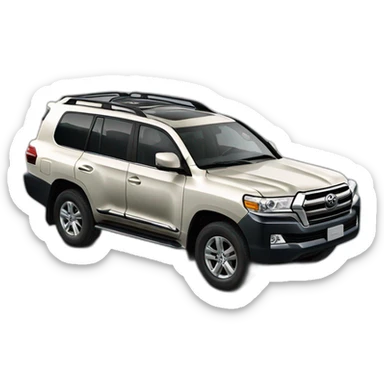 Toyota Land Cruiser 200 2015 sticker