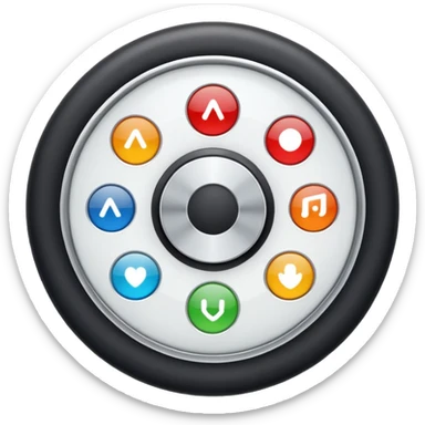 Genrate for me a settings wheel like an iphone sticker