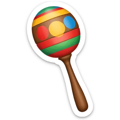 mexican maraca sticker
