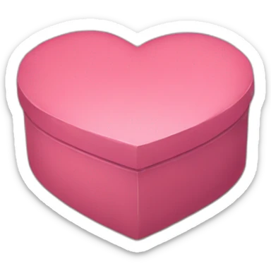 heart shaped box sticker