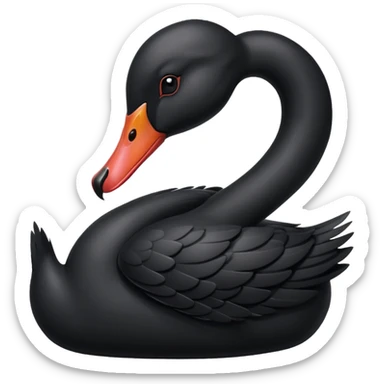 Cisne negro sticker
