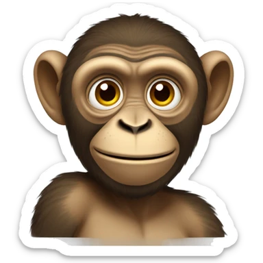 Macaco palhaço  sticker