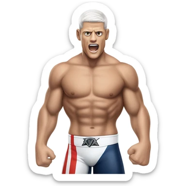 Cody Rhodes surprised  sticker