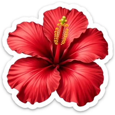 Hibiscus sticker