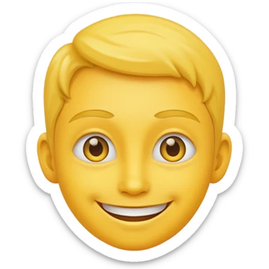 The same exact emoji as 😬 but with the 😁 eyes please sticker