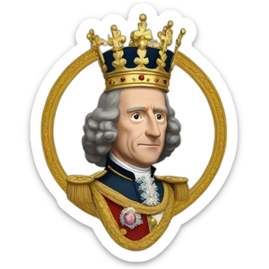King Charles III sticker