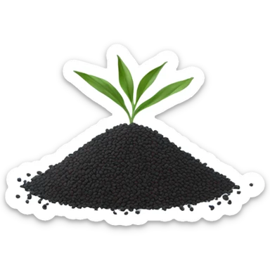 black sesame sticker