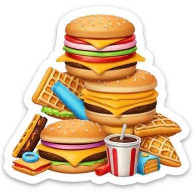 junk food sticker