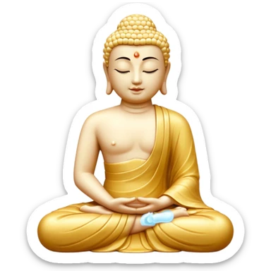 creamy Buddha sticker
