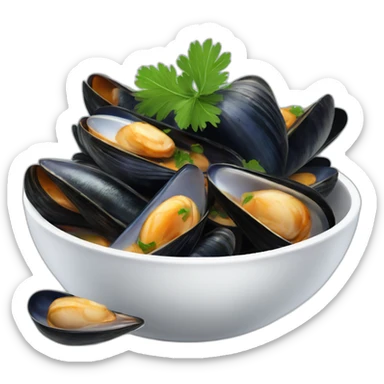 stewed mussels sticker