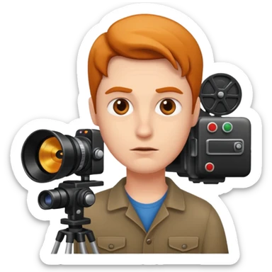 a film maker  sticker