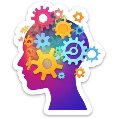 Psychology thoughts  sticker