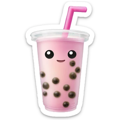 Bubble tea sticker