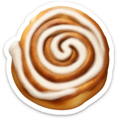 Cinnamon roll sticker