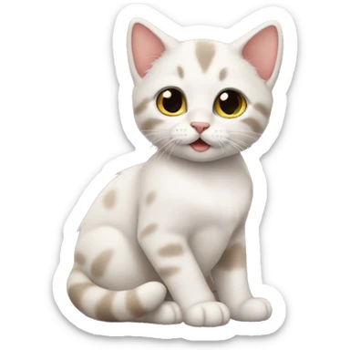 kitten sticker