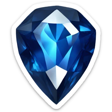 Sapphire gemstone  sticker
