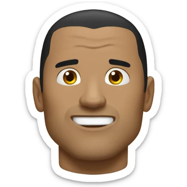 The rock qui mange des cailloux  sticker