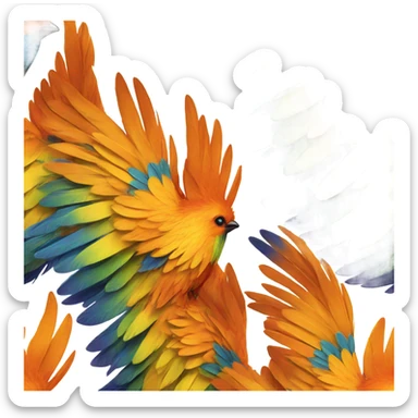 Sunshine bird sticker