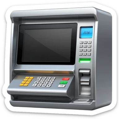 ATM  sticker