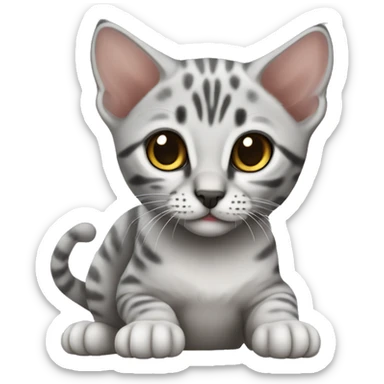 Egyptian mau kitten  sticker