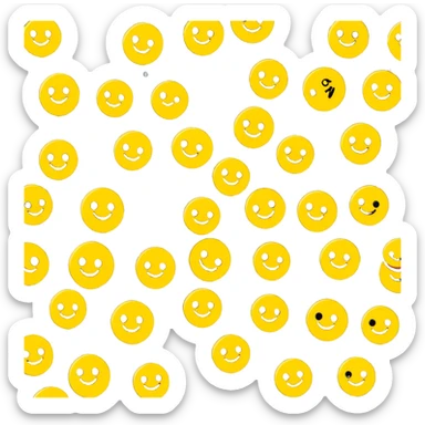 clean simple design with only a sparkle emoji overlaid on a roll of patterned fabric, nothing else sticker