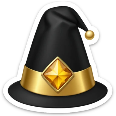 new years eve hat   sticker