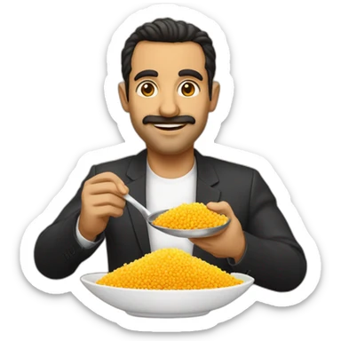 un portuguais fait un couscous sticker