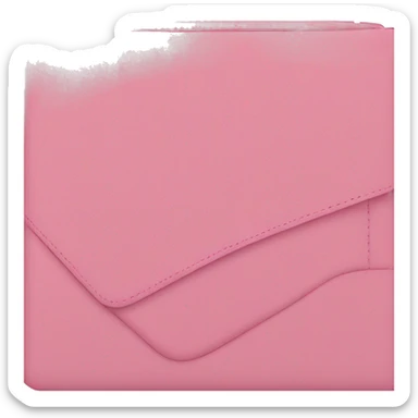 cartera color rosa sticker