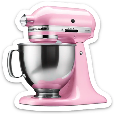 Realistic cotton candy colors kitchenaid mixer.  sticker