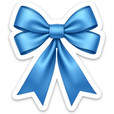 blue ribbon awareness sticker