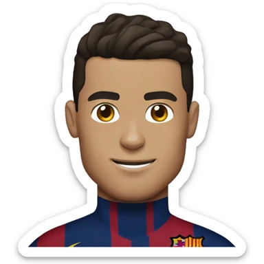 Cristiano Ronaldo Barcelona  sticker