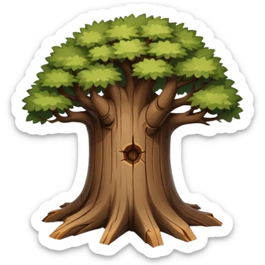 create a dnd style tree log.png using 48x48 pixels size sticker