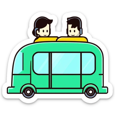 2 coaches talking sticker