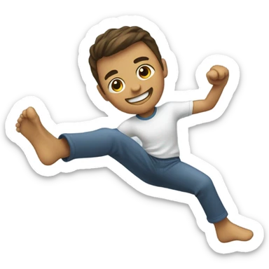 Kicking feet’s sticker