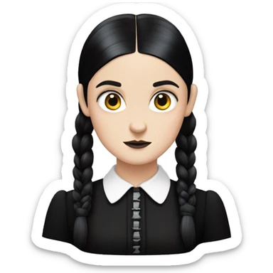 Wednesday Addams sticker