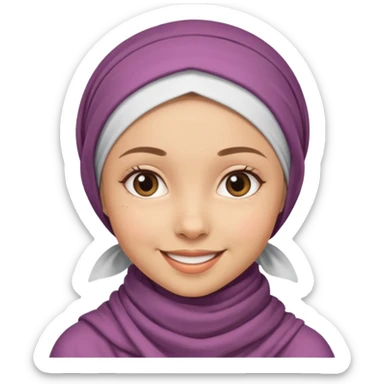 Başörtü Kapalı kız suratıdaha güzel yaparmisin  sticker