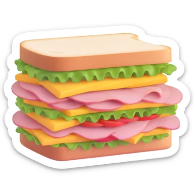 ham sandwich sticker
